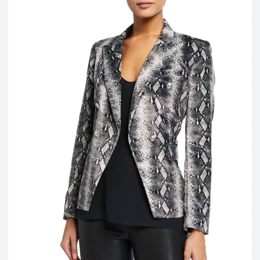 GENERATION LOVE Sasha Snake Dbl Breasted Blazer NWT